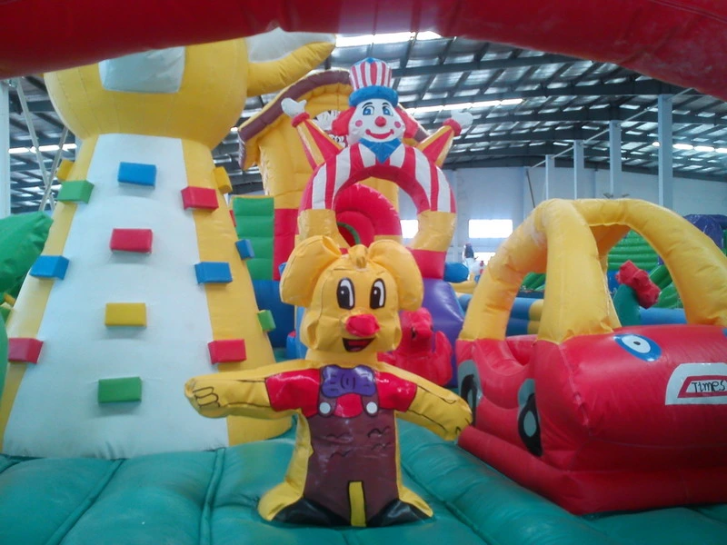 Classic Inflatable Jumping House Castle Bouncer Fun City for Indoor Amusement Park