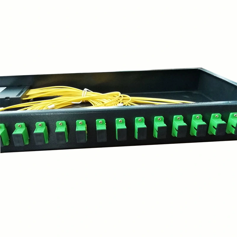 1*8 1*16 1*32 Port Rack Mounted Fiber Optical Terminal Box 19 Inch PLC Splitter Box