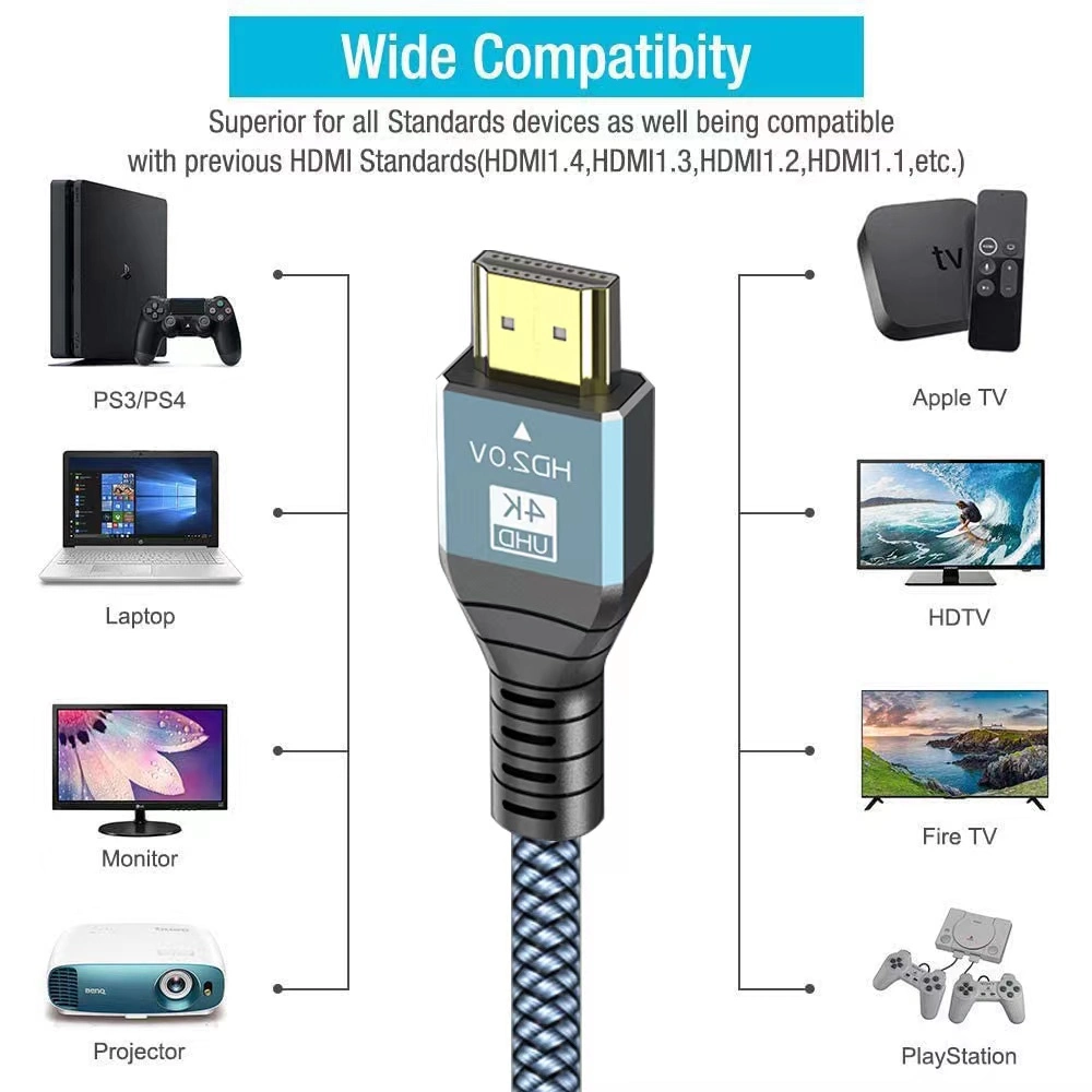 30FT 8K Fiber Optic HDMI 2.1 Cable