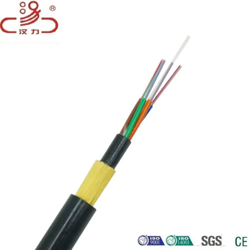 All-Dielectric Self-Supporting Optical Cable ADSS Optical Fiber Cable Outdoor Customization China