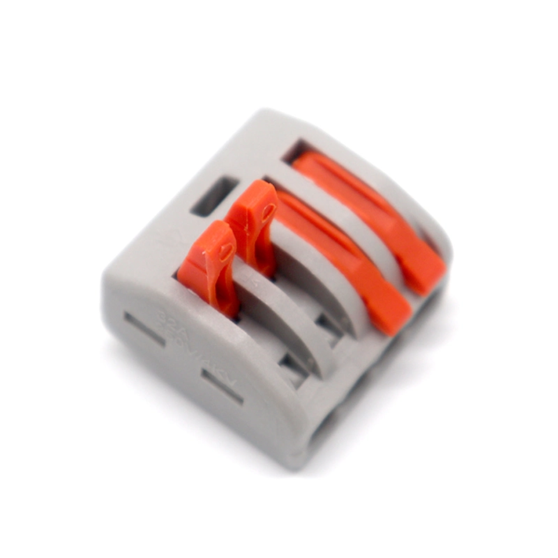 Compact Lever Nut Junction Box Fast Connector Universal Wire Terminal Block Quick Wire Connector