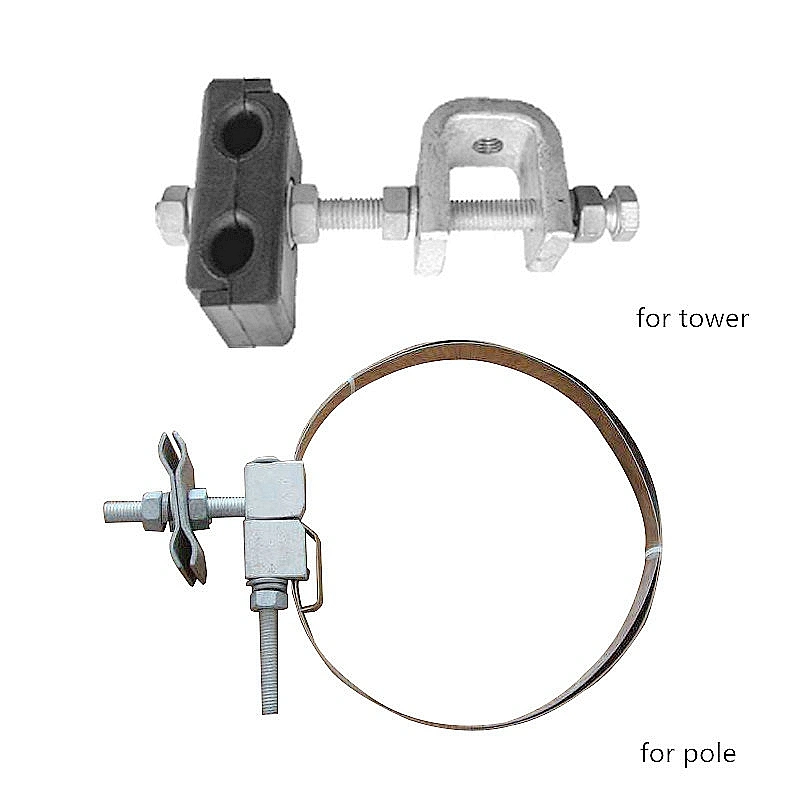 Tower Pole Use Down Lead Clamp Cable Downlead Fastener Clamp