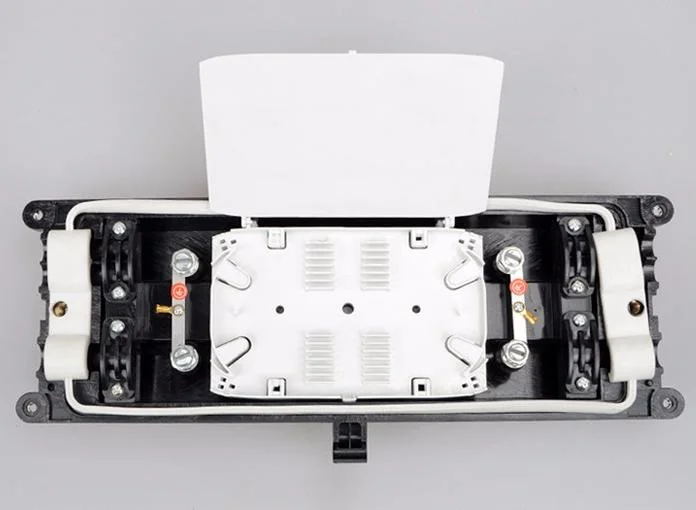 2 Inlet 2 Outlet Horizontal Splice Box Joint Closure for Overhead/Underground