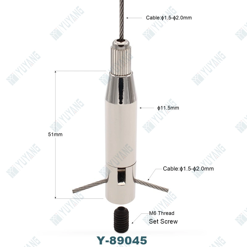 Plated Brass Cable Gripper Factory for Aircraft Cable Hanging Systems