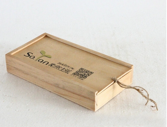 Wholesale Unfinished Wooden Box with Sliding Lid