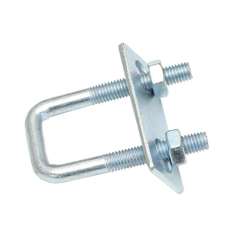 Quenched and Tempered M12/M16/M20/M24 Square U Bolt with Mounting Plate