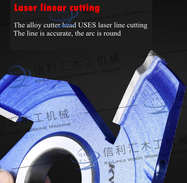 Combination Joint Cutter Tungsten Carbide Cutter Blade Wood Joint Tools Tct Finger Joint Cutter Wood for Door Frame Making Shaper Cutter Head with Inner Hole