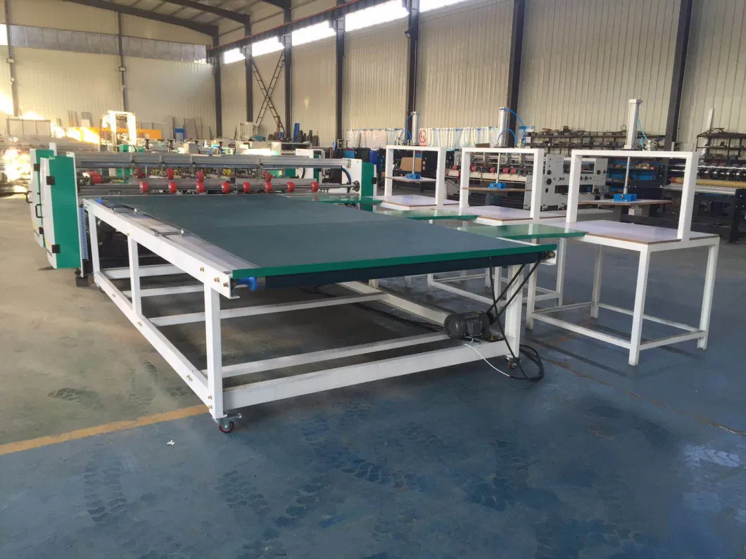 Semi-Automatic Box Paper 2pieces Carton Gluing Machine