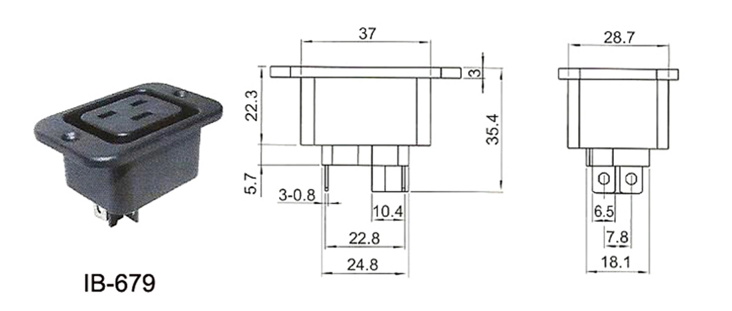 Universal Us UK 15A 250V AC Power Socket Outlet 3 Pin AC Power Socket