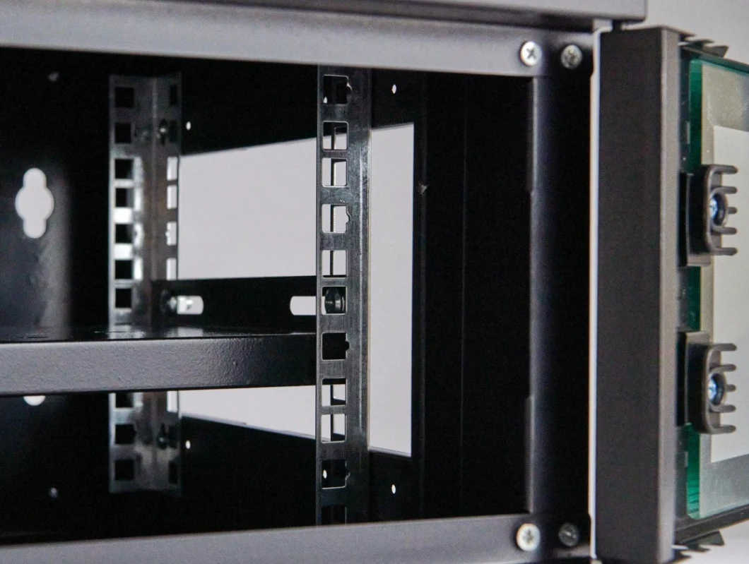 9u 600*600mm Data Ceter Network Cabinet for Optical Fiber Equipment, Communication Cables Telecommunications Equipment, and Switch Equipment CCTV System