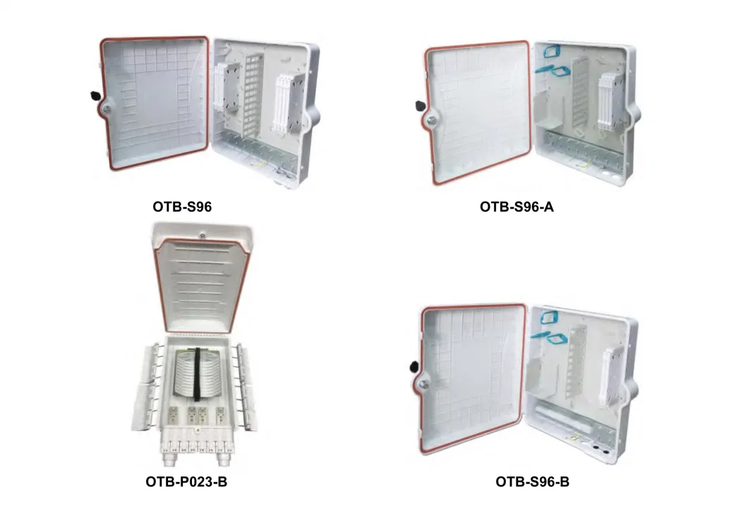 FTTH Drop Cable Box 4 Sc Simplex 4 Fibers Optical Fiber Terminal Box