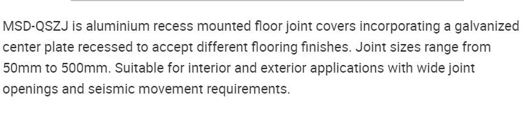 Metal Expansion Joint Cover - Premium Protection for Your Floors