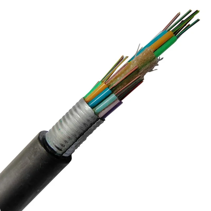 Date Cable GYTS Outdoor Steel Tape Waterproof Aerial Optical Fiber Cable