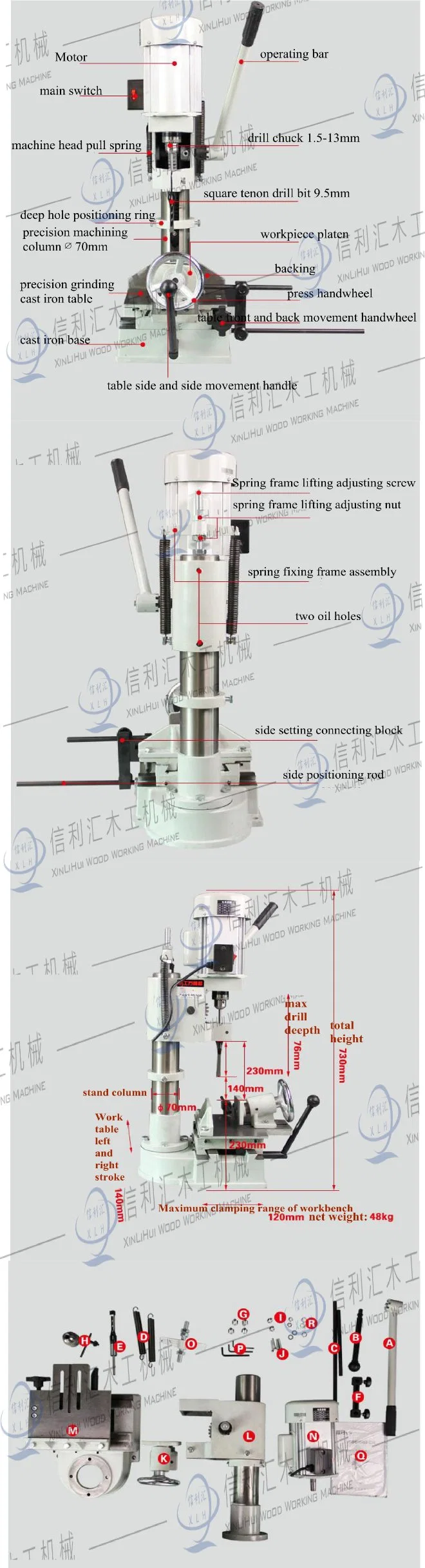 Special Machine Tool for Cutting The Square L or Long Raft at The Joint of Wooden Parts. It Is an Ideal Tool for The Wood Processing Industry