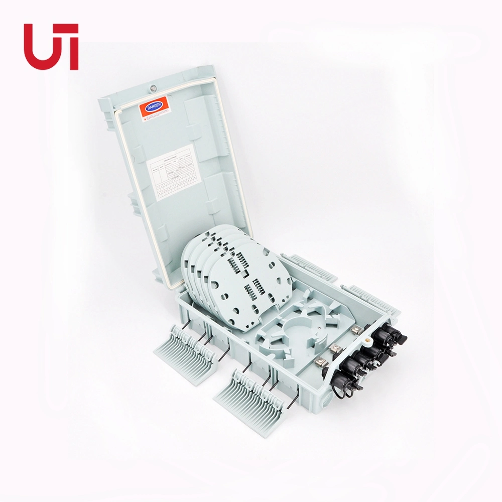 Ut-King FTTH Access Terminal Box PC+ABS IP65 4 Inlet Port Fdb 16 Outdoor CTO FTTH Optical Fiber Optic Fiber Distribution Box