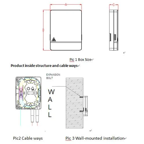 Hot Selling 2 Ports Fiber Optic Termination Box