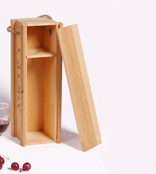 Wholesale Unfinished Wooden Box with Sliding Lid