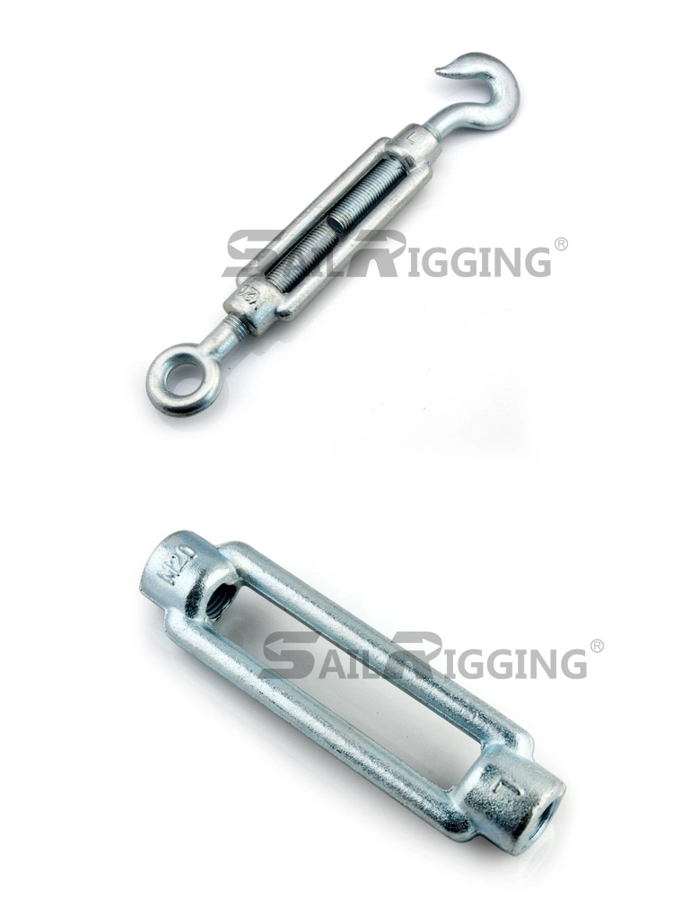 Industrial Cable Tensioner Steel Eye and Hook Turnbuckle