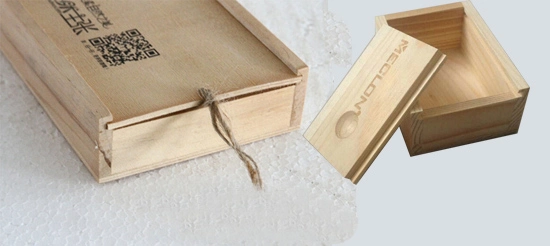 Wholesale Unfinished Wooden Box with Sliding Lid