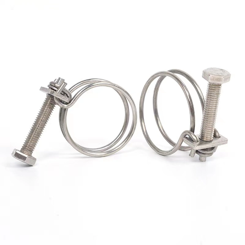 Constant Tension Wire Large Size Double Wire Hose Clamp
