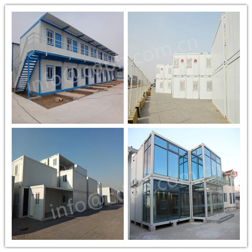 Luxurious Prefab Container House Decorated with Metal Carved Panels on The Outside, Can Be Used as a Dormitory