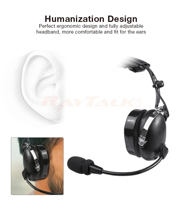 Raytalk General Aviation Headset Pnr Noise Cancelling Headphones