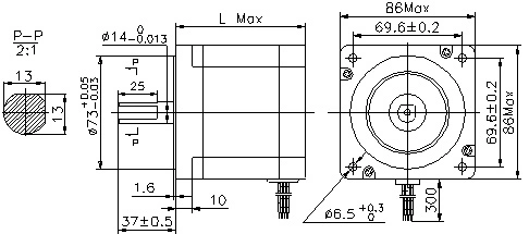 1.8 Deg NEMA 23 Electric Step Stepping Motor for CNC &amp; Sewing Machines