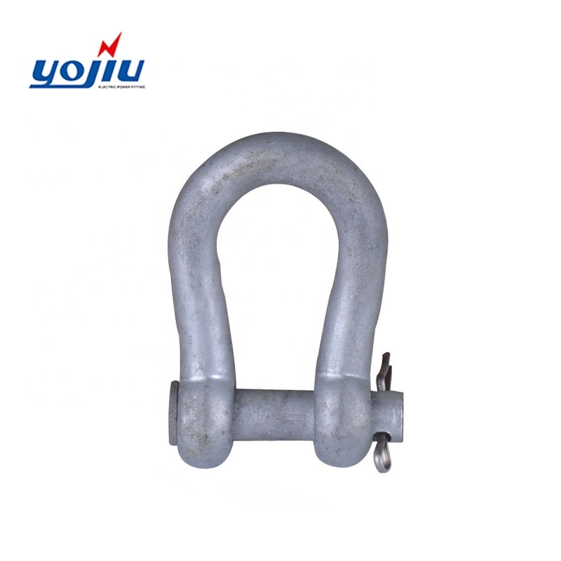 China Ferreteria Electric Overhead Line Hardware Fittings U Shape Electric Cable Shackles