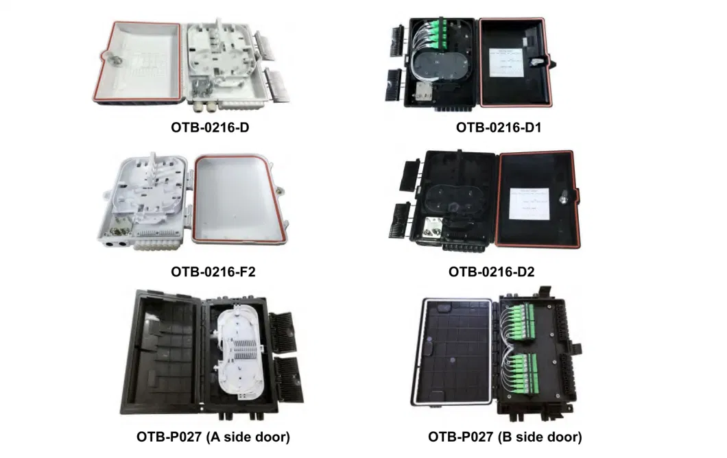 FTTH Box 8 Sc Simplex 8 Fibers Plastic Fiber Optic Terminal Box