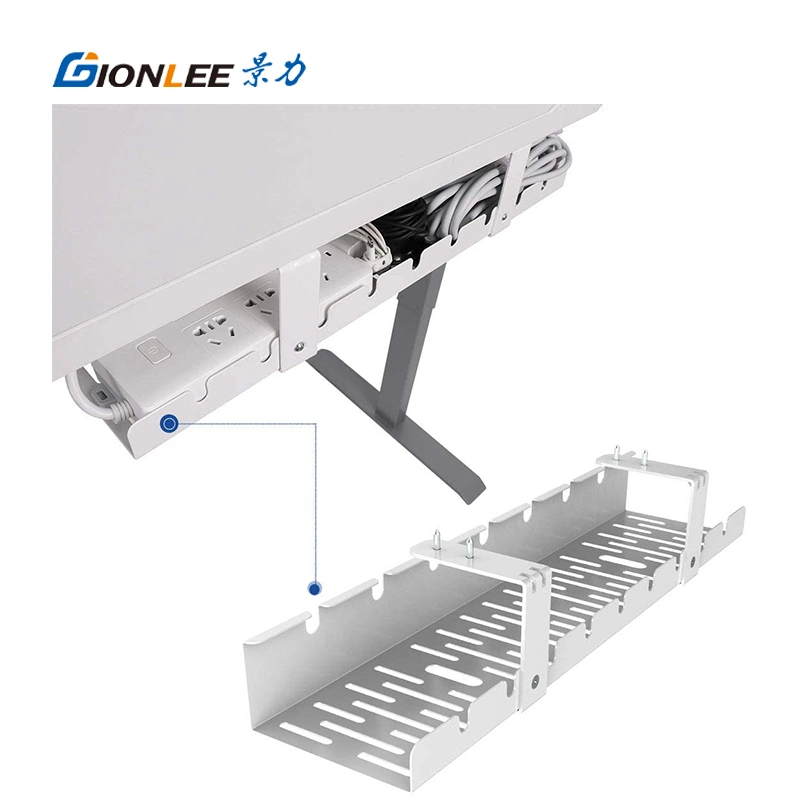 Desk Cable Organizer, Factory OEM Customized Under Desk Cable Tray Rack
