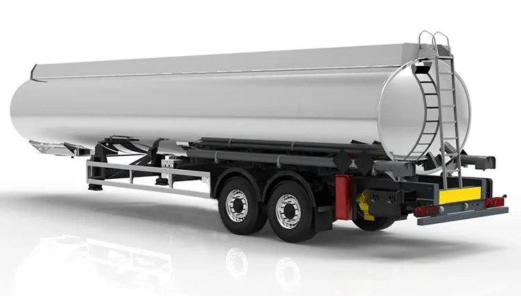 45000 Liter Fuel Tanker Trailer Oil Tank Trailer 3-Axles Fuel Trailer for Sale