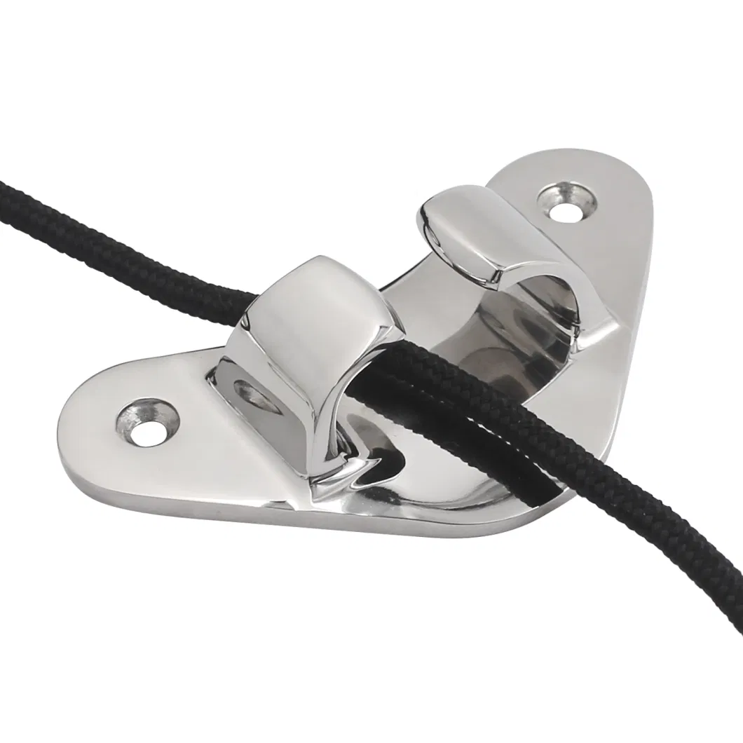 Marine Hardware Boat Accessories Stainless Steel 316 Boat Deck Fairlead Bow Straight Chock Cleat Cable Guide Line Chock