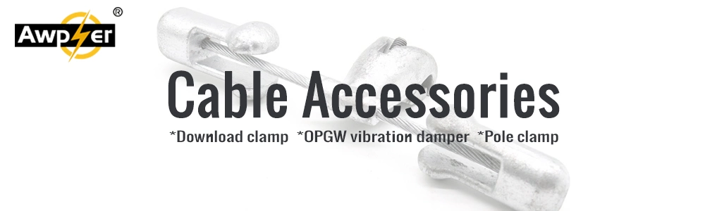 Electrical Cable ADSS/Opgw Fitting Down Lead Clamp for Pole and Tower