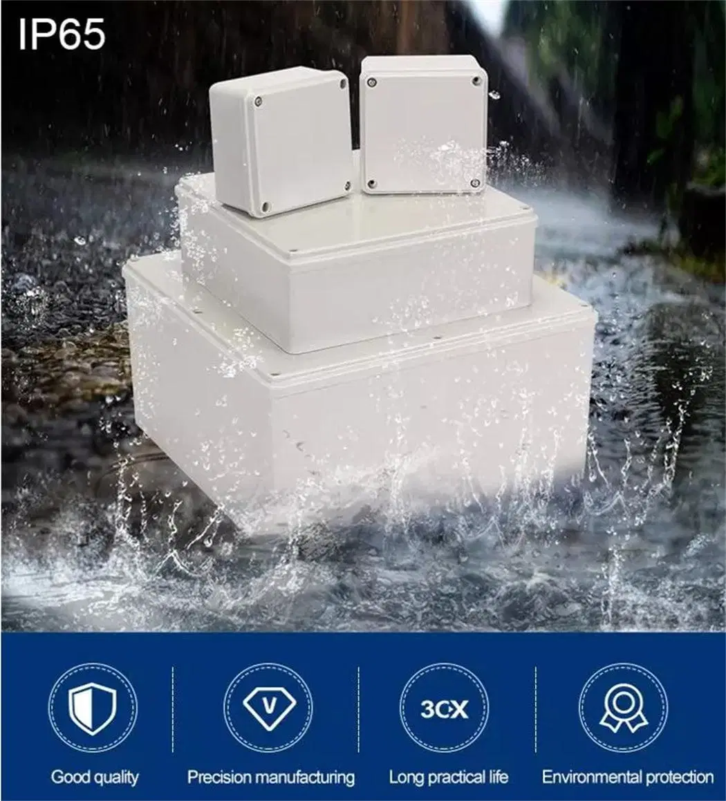 OEM Plastic Waterproof Electrical Cable Waterproof Junction Connector Adaptable Boxes