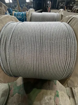 6X37+FC 7X37 Drahtzug aus verzinktem Stahl, Faser-/Stahlkern, Hebekabel