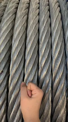 6X37+FC 7X37 Drahtzug aus verzinktem Stahl, Faser-/Stahlkern, Hebekabel