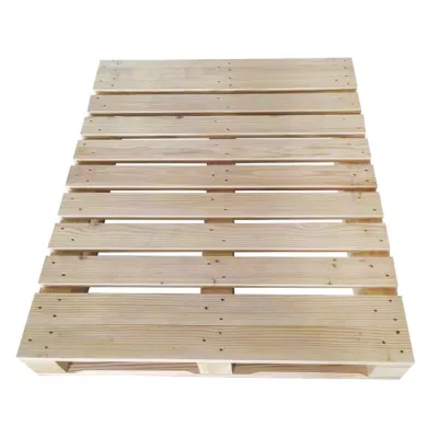  4-Wege-Eingang Holz verstärkt langlebige Holzpalette für Lager Lagerung