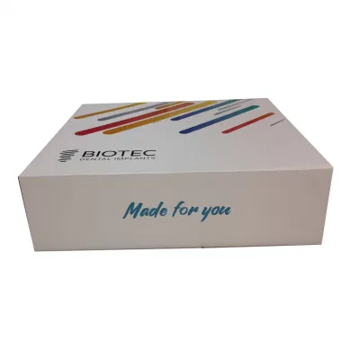 Custom Design Big White Common Magnet Faltung Verpackung Geschenkbox