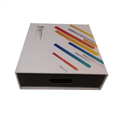 Custom Design Big White Common Magnet Faltung Verpackung Geschenkbox