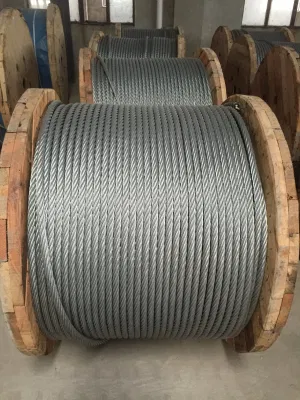 6X37+FC 7X37 Drahtzug aus verzinktem Stahl, Faser-/Stahlkern, Hebekabel