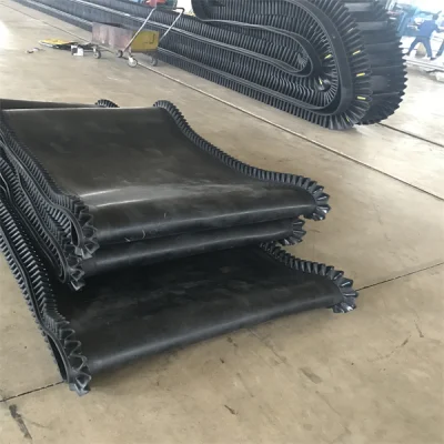 Ep Polyester Stahlschnur Hitze Flamme Kaltes Öl Säure Alkali Schlagzähverschleißfestes Rip-Stop Chevron Gerader Warp Sidewall Rohr Gummi Transportband