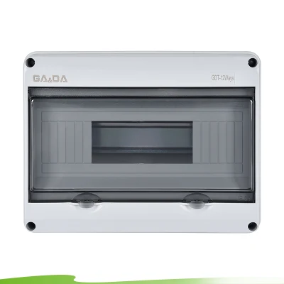 Hochwertige GDT-12ways IP65 wasserdichte Kunststoff-Verteilerbox ABS Kunststoff Elektrische dB-Anschlussdosen
