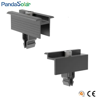 Solar Panel Clamp Black Aluminium Solar Mounting System Bracket Dach Schnellklemme