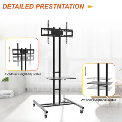 Wirtschaftlicher TV-Trolley-Ständer für 30&quot;-55&quot;, TV-Trolley-Designs (CT-FTVS-T131)