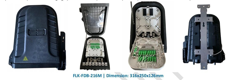 Wall-Mount Optic Access Terminal Splicing Connection Closure FTTH Fiber Distribution Box