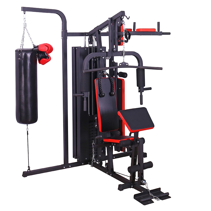 Fitness &amp; Exercise Use Indoor Equipment New Upgrade Smith Machine Multi Functional Trainer Station Cable Crossover Squat Rack