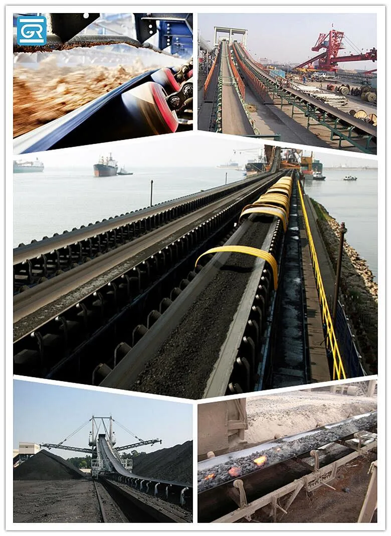 Ep Polyester Sep Polyesterteel Cord Heat Fire Flame Cold Oil Acid Alkali Impact Wear Resistant Rip-Stop Chevron Straight Warp Sidewall Pipe Rubber Conveyor Belt