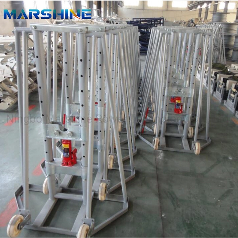 5 Ton Mechanical Cable Pay-off Stand for Supporting or Lifting