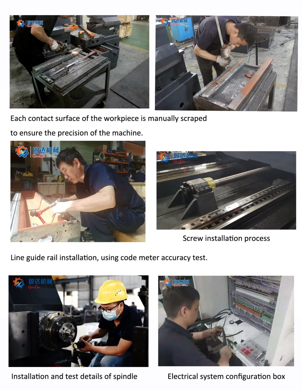 Linear Control ISO 9001 Approved Gooda Manufacturer Steel Box Steelfabrication Cncmillingmachine