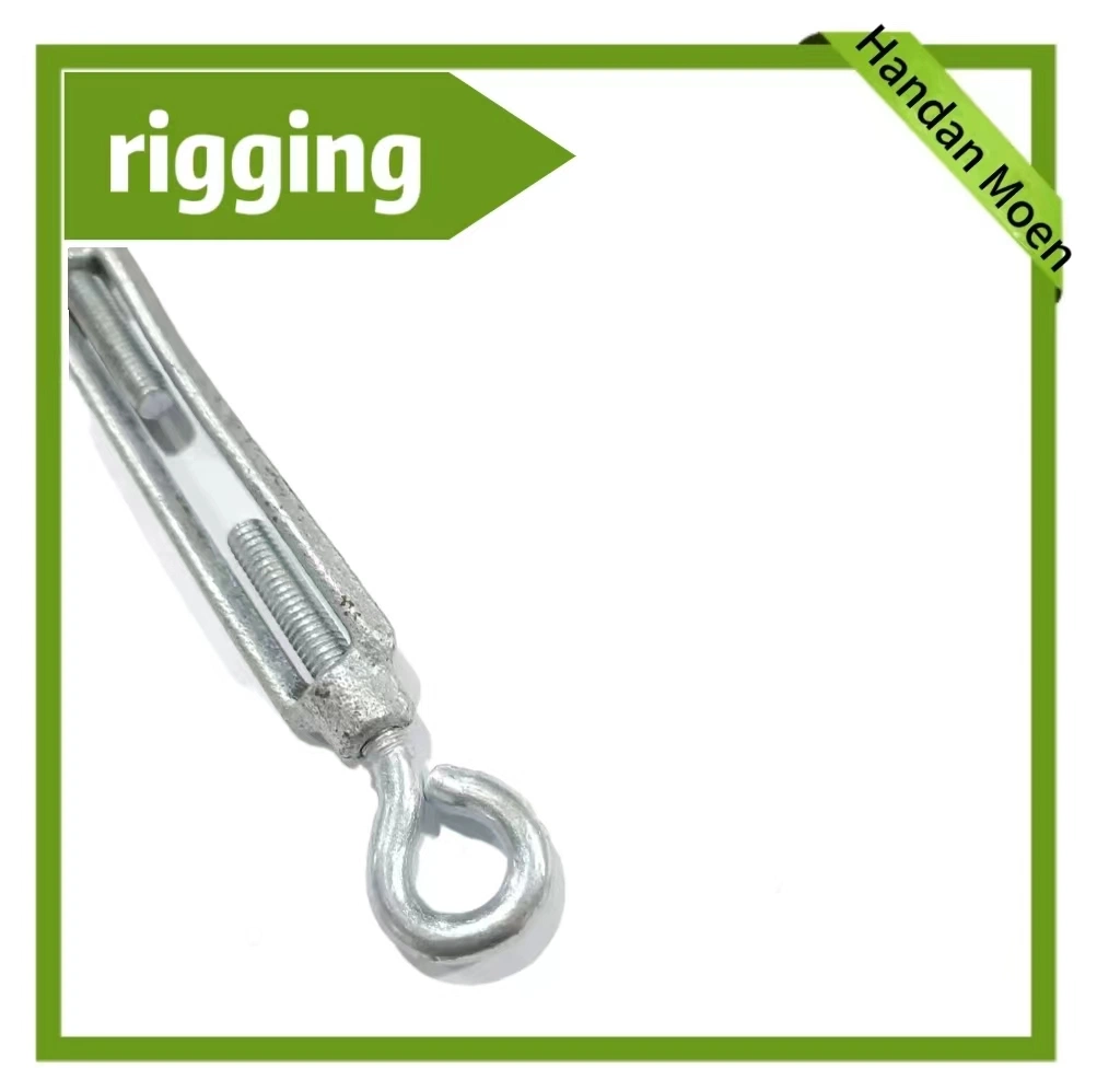 Rigging Hardware Commercial Type Malleable Turnbuckle Steel Wire Cable Tensioner